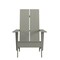 Flash Furniture Gray Modern 2 Slat Back Adirondack Chairs, PK2 2-JJ-C14509-GY-GG - alternate 9